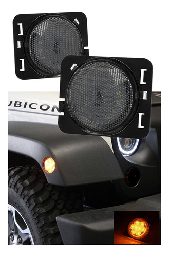 Jgo Direccional Cuarto Led Lateral Salpicadera Jeep Wrangler