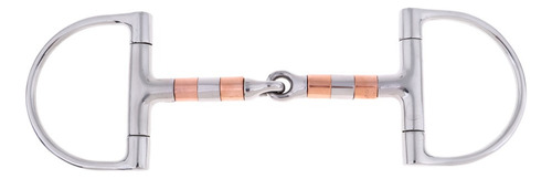 Jja Bocado Rodillo De Cobre Caballo D Anillo Sna-ffle Bit