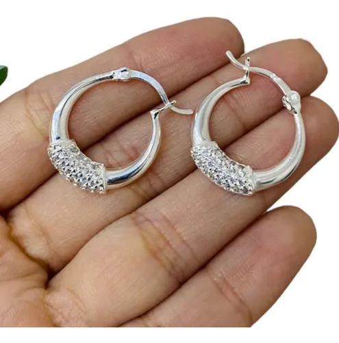 Argollas plata mujer sales