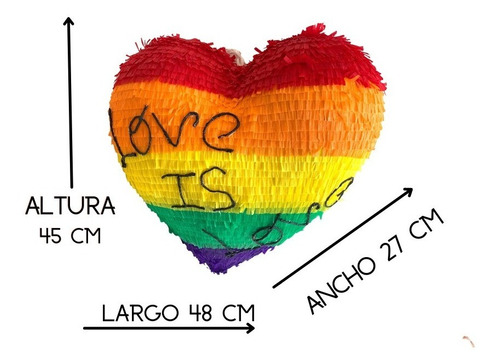 Imagen 2 de 3 de Piñata Pride Corazón