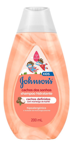 Shampoo Infantil Cachos Dos Sonhos Johnson's Baby 200ml
