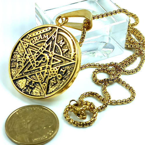 Imagen 3 de 5 de Tetragramaton Dorado, Pentalfa - Acero - Tetragrámmaton -