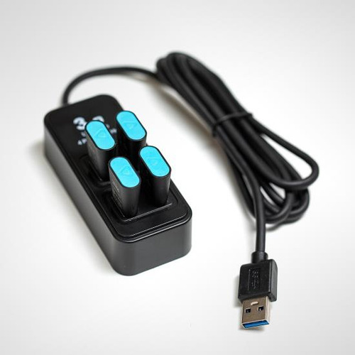 Hub Usb De 4 Puertos Para Dongles Usb Vive Tracker, Adaptado