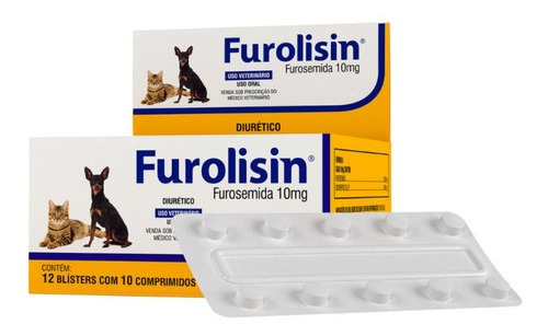 Furolisin 10 Mg - Vetnil ( Blister C/ 10 Comprimidos )