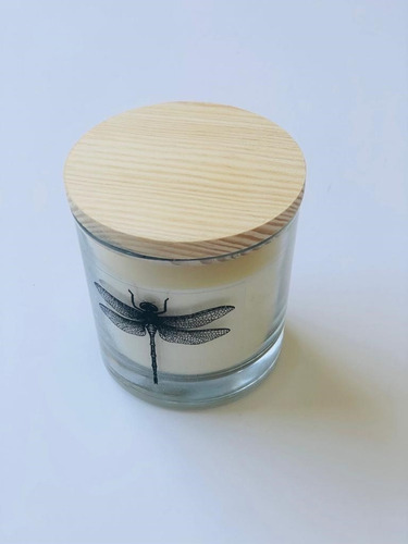 Imagen 5 de 5 de Vela De Soja Aromatizada Con Citronela Mos Cuotas S/i