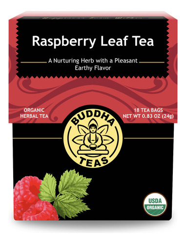 Buddha Raspberry Leaf Tea Hoja De Frambuesa 18bags