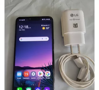 LG G8 Thinq 128 Gb Aurora Black 6 Gb Ram Con Pequeño Detalle Revisar Bien En La 2da. Imágen , Trabajando Perfectamente Bien!!