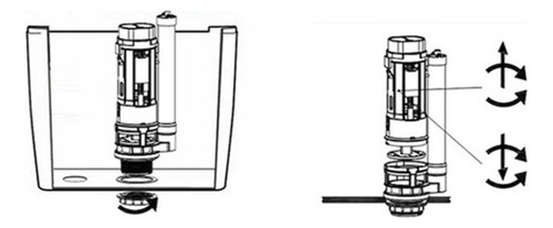 Kits De Reparación Del Tanque Del Inodoro Válvula Dean