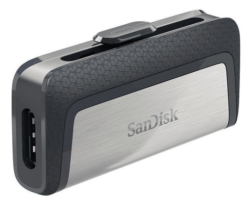 Imagen 4 de 4 de Pendrive SanDisk Ultra Dual Drive Type-C 16GB 3.1 Gen 1 negro y plateado
