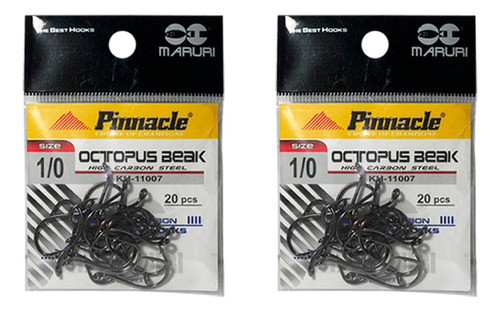 Kit Anzol De Pesca Maruri Octopus Beak N 1/0 40 Peças