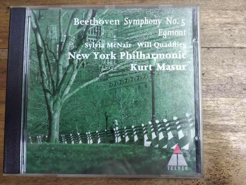 Kurt Masur Filarmonica De Ny Beethoven Symphony 5 Cd / Kkt 