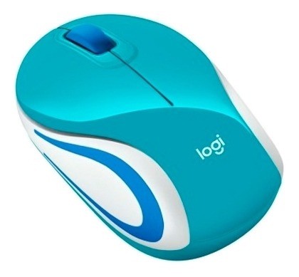 Mouse Logitech M187 Mini Wireless Refresh Blue 910-005363