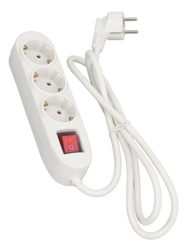 Power Strip, Toma Múltiple Europea De 3 Vías, Abs Y Cobre