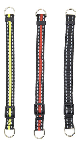 Collar Para Perro Reflejante Cierre Argollas Ajusta Mr Wuff Color Negro Tamaño Del Collar Xl