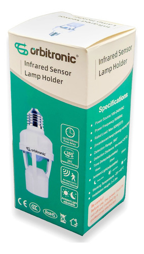 Kit 03 Sensor De Presença Lâmpada Soquete E27 Bocal Fotocelu