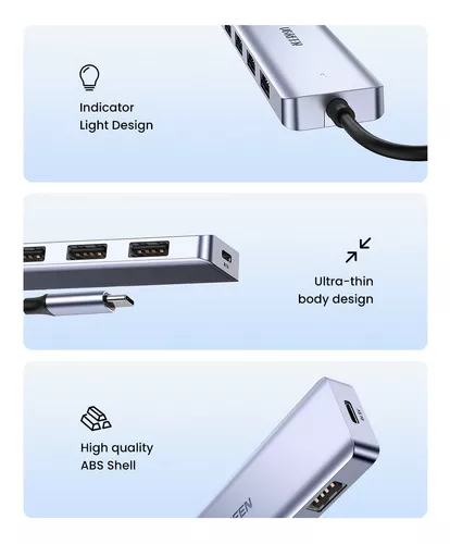 UGREEN Cable USB C 3.1 a HDMI 4K, Cable Thunderbolt 3, Adaptador Tipo C a  HDMI, Compatible con iMac, MacBook, Galaxy S21 Note 9/8 S8, Huawei P40/P30