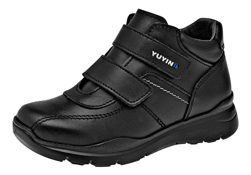 Zapato Yuyin 20230 Escolar Color Negro Para Preescolar Tx5