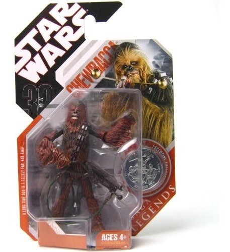 Figura De Acción Chewbacca Con Moneda Star Wars.