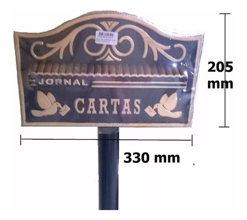 Caixa Correio Correspondência Americana Pedestal Condominio