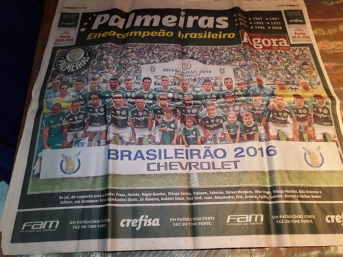 Palmeiras Campeão Brasileiro 2016 - Agora - Frete Grátis!