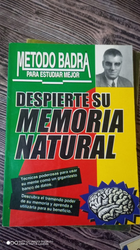 Libro Despierta Tu Memoria Natural. Método Badra