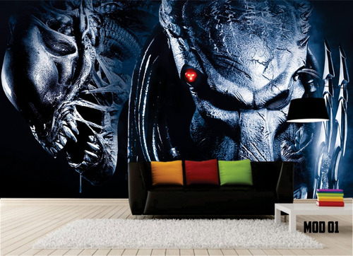 Vinilos Decorativos Pared Alien Vs Depredador Adhesivos