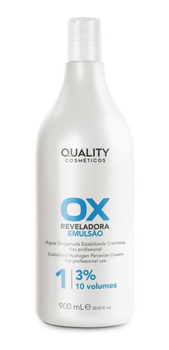 Ox Reveladora 10 Volumes 900ml Quality Cosméticos