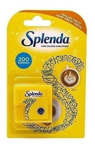 Adoçante Splenda Mini Comprimidos 200 Tablets - Original