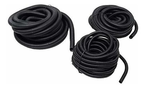 20 Ft Split Loom 14 38 12 Negro Arnés De Cables Enura ...