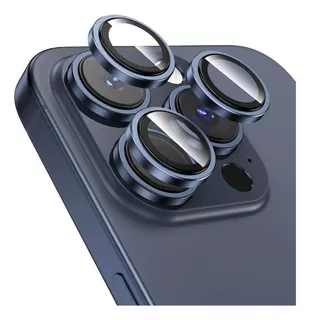 Protector Camara iPhone 15 Pro / 15 Pro Max Mica Lente 9h