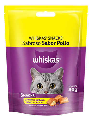 Whiskas Snacks Sabroso Sabor Pollo 40gr