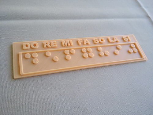 Tabla Notas Musicales Braille