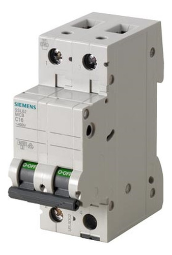 Minibreaker De 2 Polos 4a, Iec Para Riel Simetrico Siemens