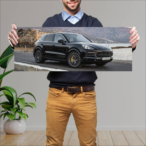 Cuadro 30x80cm Auto 2017 Porsche Cayenne S Auto 110