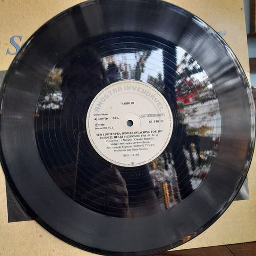 Vinil Lp Fabio Jr Bonnie Tyler Sem Limites Pra Sonhar 33rpm