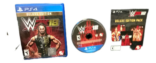 Wwe 2k 18 Portada Deluxe Edition Playstation 4 (Reacondicionado)