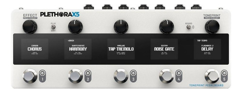 Pedal de efecto TC Electronic Plethora X5  blanco