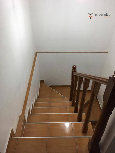 Imagem 11 de 30 de Sobrado Com 3 Dormitórios À Venda, 203 M² Por R$ 600.000,00 - Jardim Milena - Santo André/sp - So0463