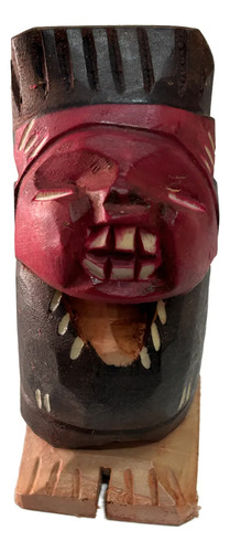 Indio Pícaro De Madera 13 Cms Típico Chileno // Tomy
