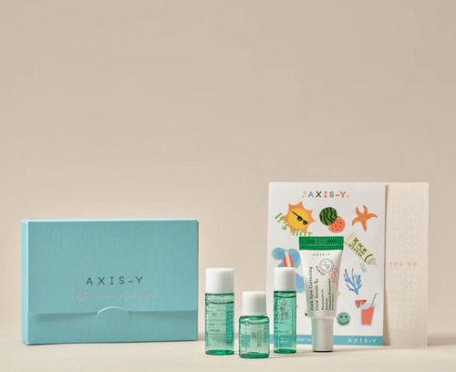 Axis-y The Mini Glow Set Kit De 4 Minis Luminosidad Cuidado Todo Tipo De Piel Día/noche
