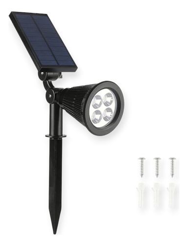 Estaca Solar Reflector. Césped/ Pared. 4 Led .