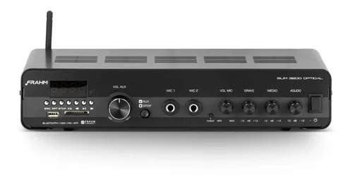 comprar Amplificador Para Som Ambiente Frahm Slim 3200 App Optical