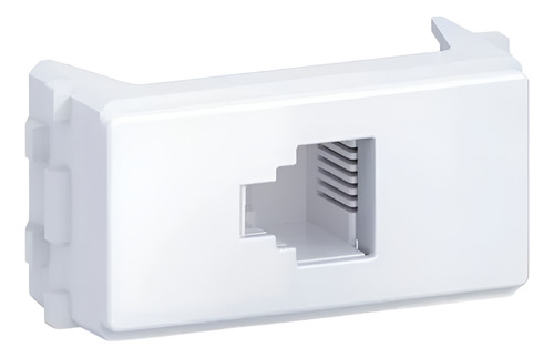 Módulo Tomada Rj11 Equille 1 Módulo 2 Fios Branco Weg