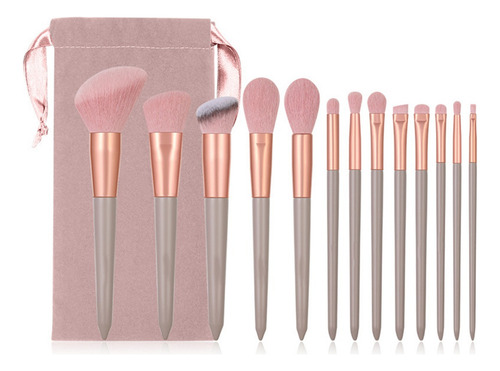 13 Pcs Brochas De Maquillaje Profesional Set De Brochas