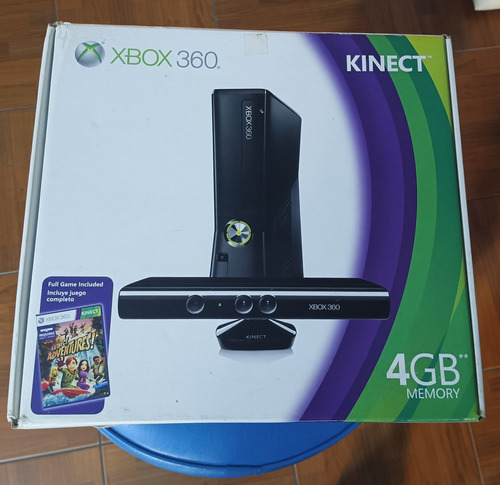 Xbox 360 + Kinect  4gb