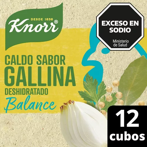 Knorr Caldo Sabor Carne Deshidratado, 9.5 g (12 Cubitos)