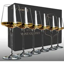 Comprar Juego De 6 Copas De Vino Coccot, Copas De Vino Blanco De Cri