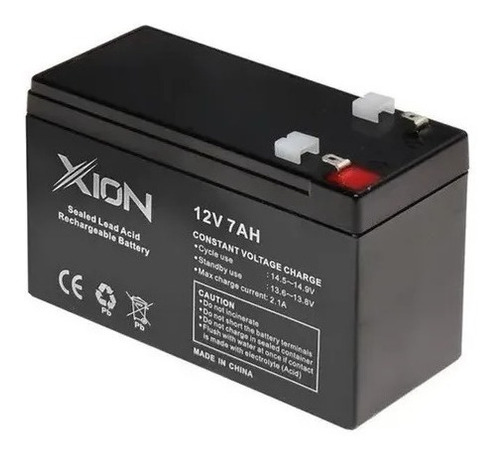 Batería 12v 7ah Recargable Para Ups O Sistema De Alarmas