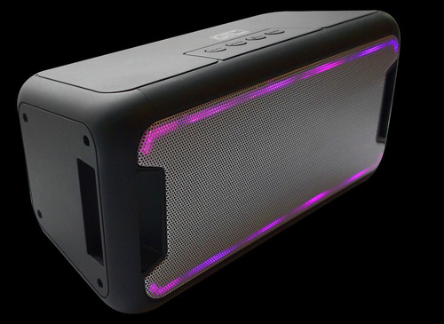 Imagen 1 de 4 de Parlante Bluetooth Gtc Spg-111 Con Led Diseño Compacto