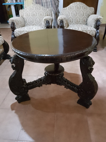 Mesa De Apóio Ou Centro, Renascença Pata De Leão.